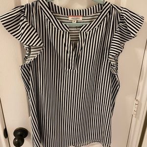 Andree Flutter Sleeve Blouse (M)